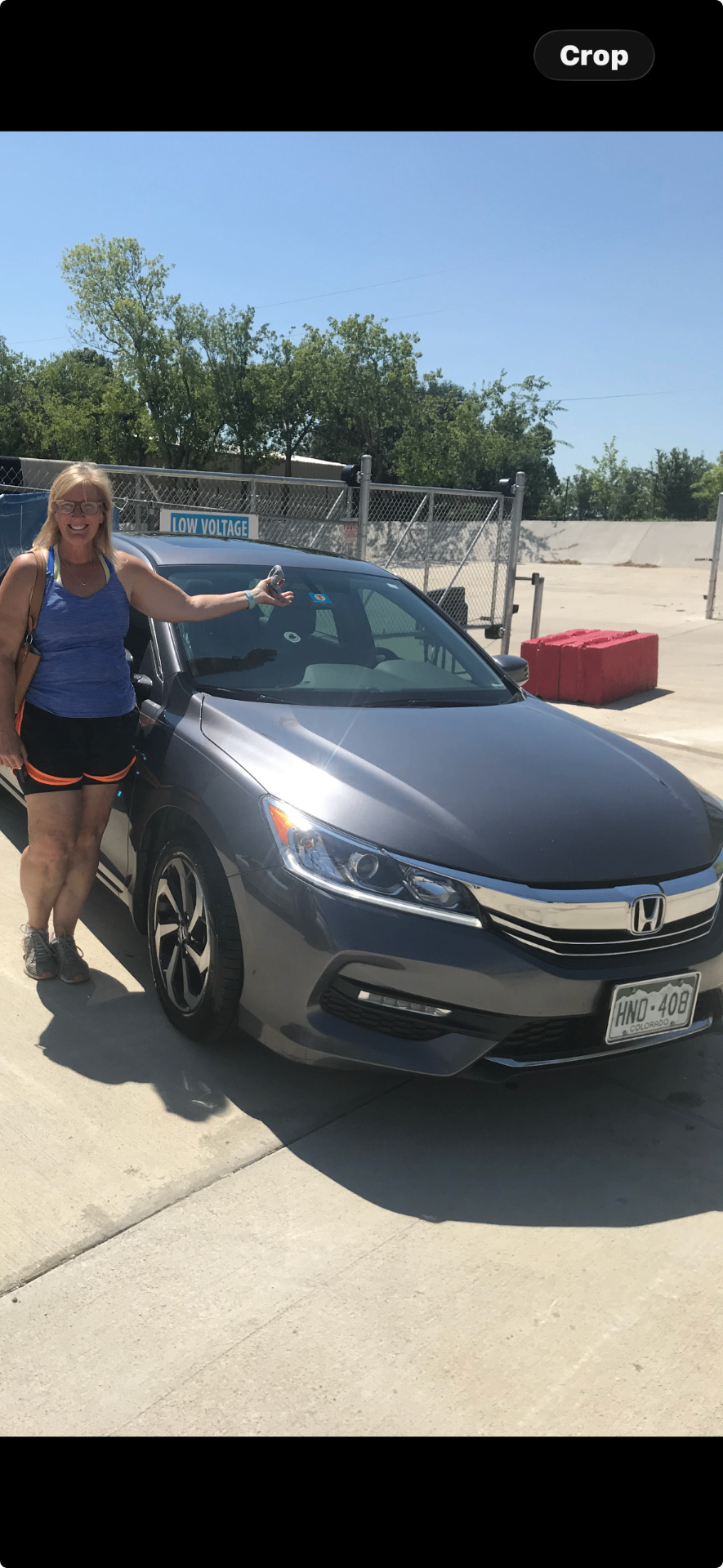 Happy customer with restored Honda Accord